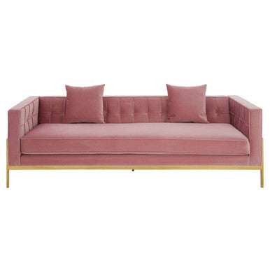 Rena 3 Seat Pink Sofa