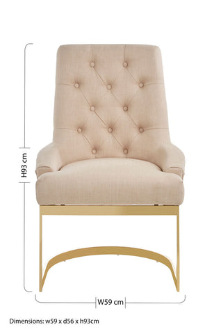 Azalea Natural Dining Chair