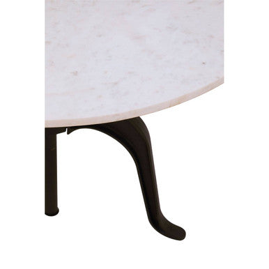 Vasco Small Bar Table with White Marble Top