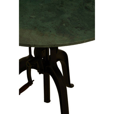 Vasco Small Bar Table with Green Marble Top
