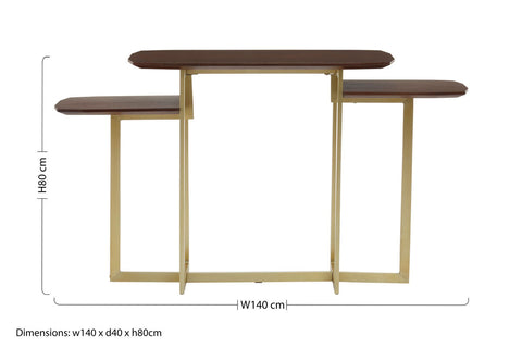 Villi 3 Tier Console Table