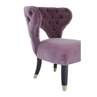 Villi Lilac Velvet Accent Chair