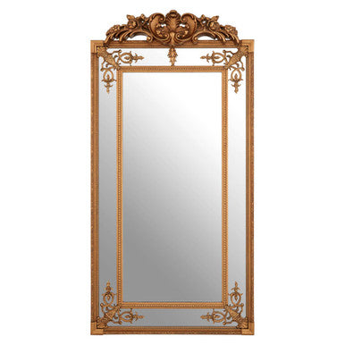 Deymonte Ornate Mirror with Gold Finish