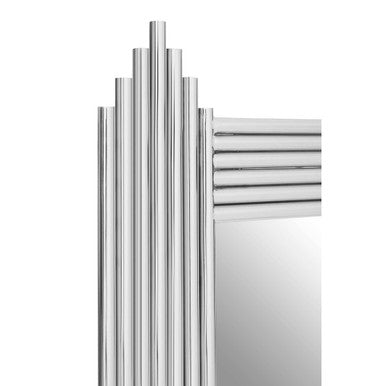 Clarice Stainless Steel Frame Wall Mirror