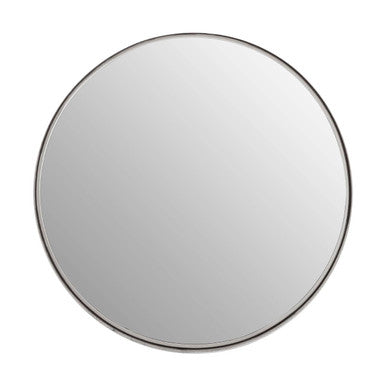Leonov Medium Nickel Finish Wall Mirror