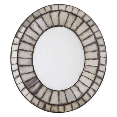 Riza Oval 3D Mozaic Wall Mirror