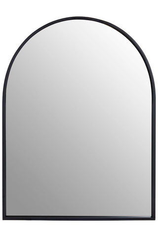 Trento Black Frame Arch Wall Mirror