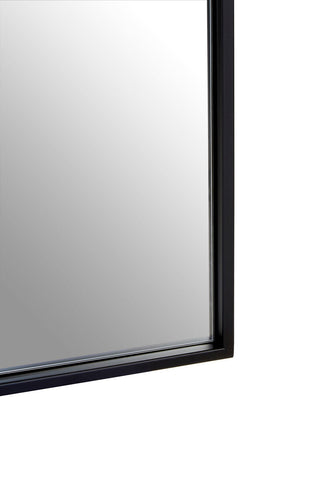 Trento Black Frame Arch Wall Mirror