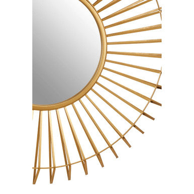 Beauly Round Gold Wall Mirror