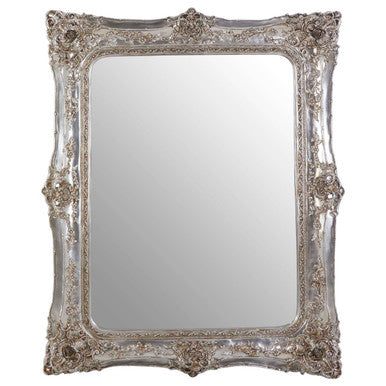Marseille Champagne Baroque Style Wall Mirror