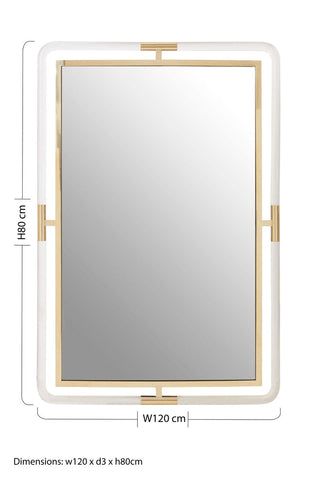 Remo Dual Lined Wall Mirror
