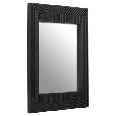 Jakara Black Finish Wall Mirror