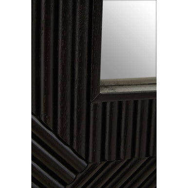 Jakara Black Finish Wall Mirror