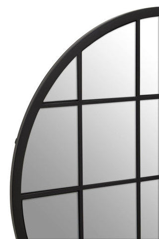 Descartes Round Metal Wall Mirror