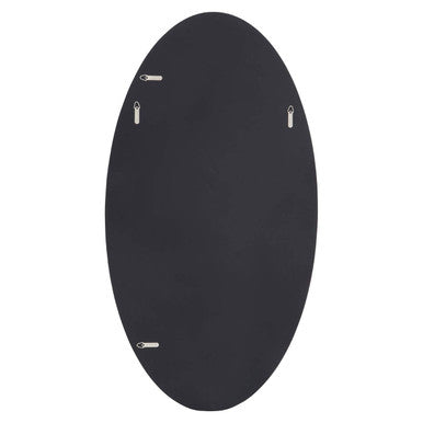 Josie Silver Oval Wall Mirror