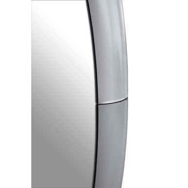 Josie Silver Oval Wall Mirror