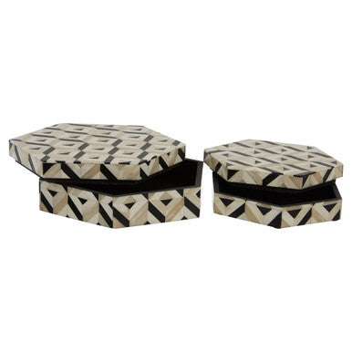 Harlo Set Of 2 Trinket Boxes