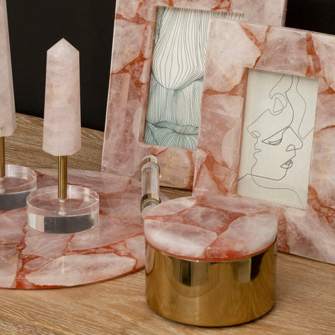 Bowerbird Large Quartz Trinket Box