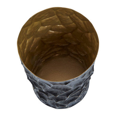 Akola Black and Gold Small Vase