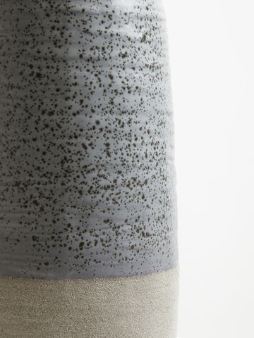 Caldera Grey Speckled Bottled Vase