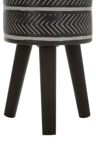 Darnell Small Chevron Planter