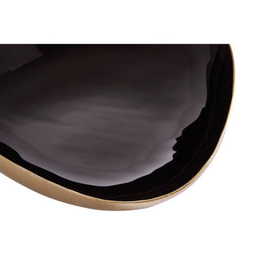 Elva Black And Gold Trinket Bowl