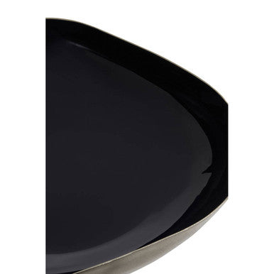 Elva Navy Blue And Gold Trinket Bowl