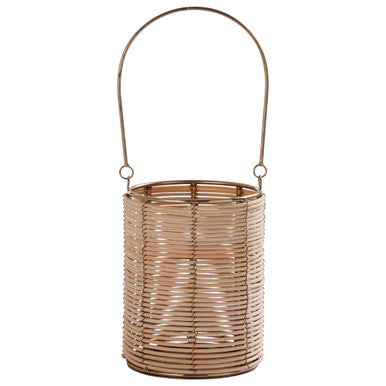 Malacca Small Hurricane Candle Holder