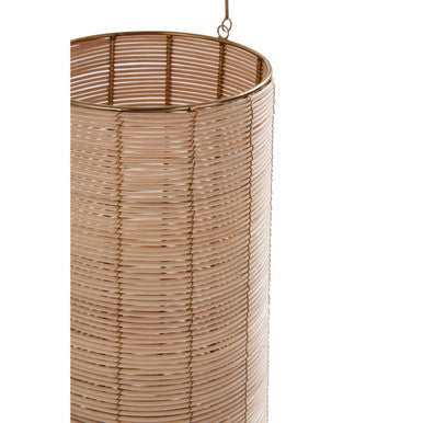 Malacca Large Hurricane Candle Holder