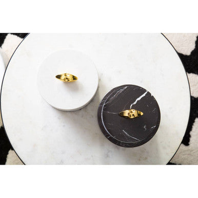 Flos Black Marble Storage Jar