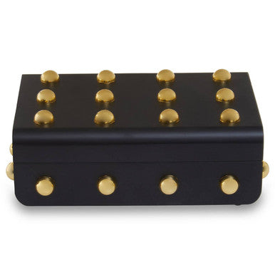 Frida Small Black and Gold Trinket Box