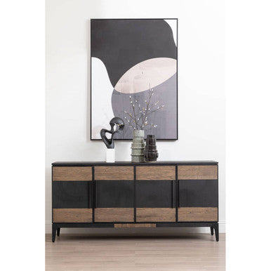 Mirano Black Finish Knot Sculpture
