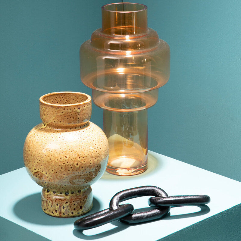 Prato Large Black Aluminium Chain Sculpture