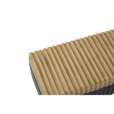 Deomali Small Two Toned Gold and Black Trinket Box