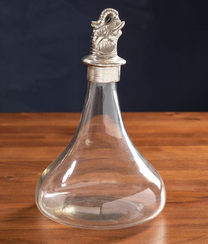 Yala Elephant Glass Decanter Capacity 1 Litre