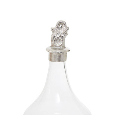 Yala Elephant Glass Decanter Capacity 1 Litre