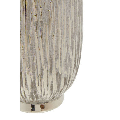 Hesper Small Silver Ceramic Vase