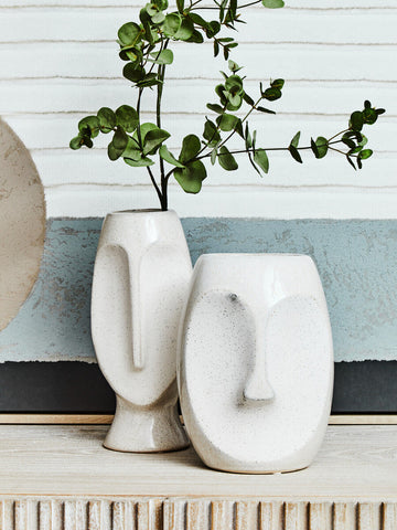 Viso Large Face Design Vase