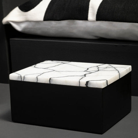 Marmara Large Marble Trinket Box