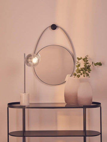 Blyth Large Grey Glass Vase