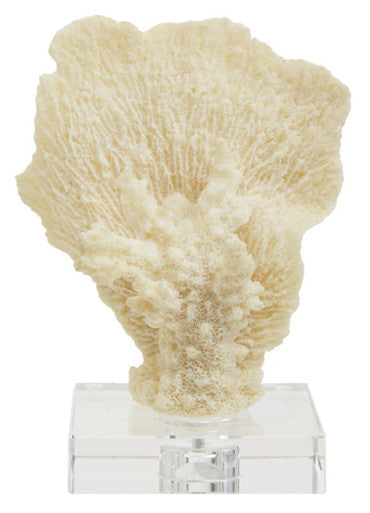 Boho Small White Coral Decor