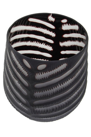 Hessa Small Chevron Cut Vase