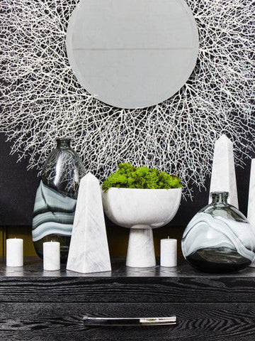 Halla Small Grey Bottle Vase
