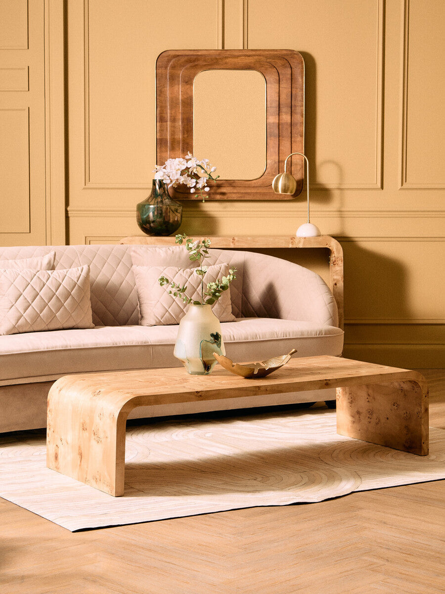 Hakan Glass Vase with Marbled Design