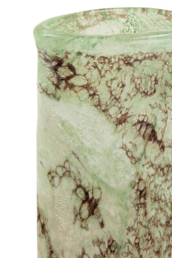 Harri Large Glass Marble Effect Vase