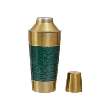 Carolina Green Enamel 4 Piece Cocktail Set