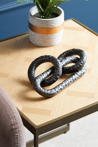 Prato Grey Chain Sculpture