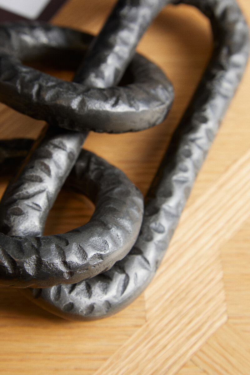 Prato Grey Chain Sculpture