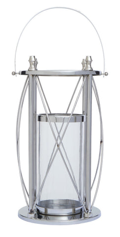 Cruzar Large Silver Lantern