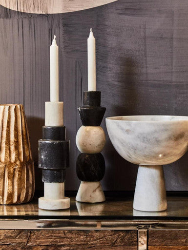 Arlo Small Brown And Natural Wooden Vase